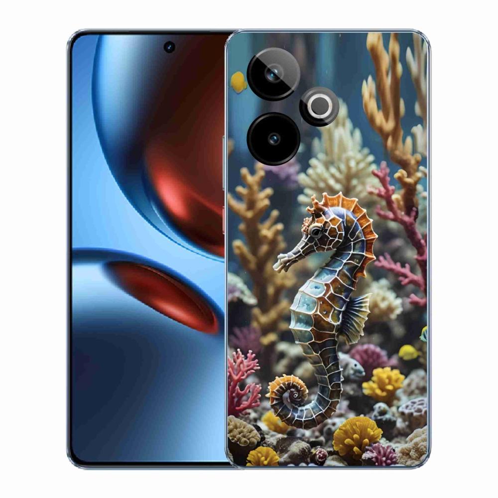 mmCase gél tok a Realme GT7 5G/GT 7T 5G készülékhez – tengeri csikóhal 2