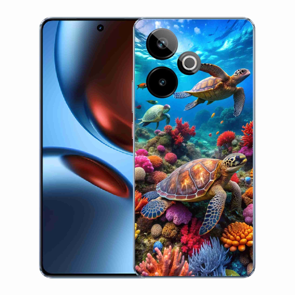 mmCase gél tok a Realme GT7 5G/GT 7T 5G készülékhez – Tengeri világ 2