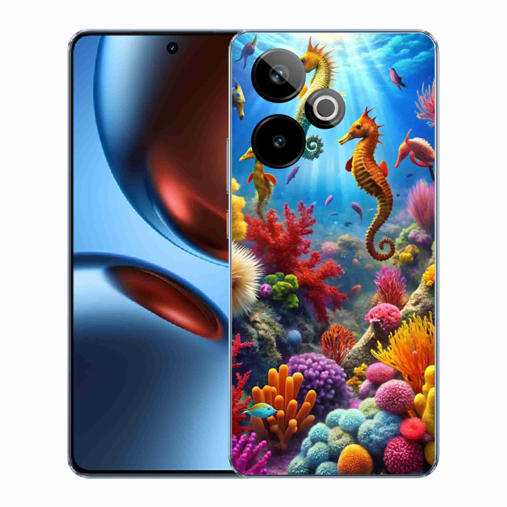 mmCase gél tok a Realme GT7 5G/GT 7T 5G készülékhez – Tengeri világ 3