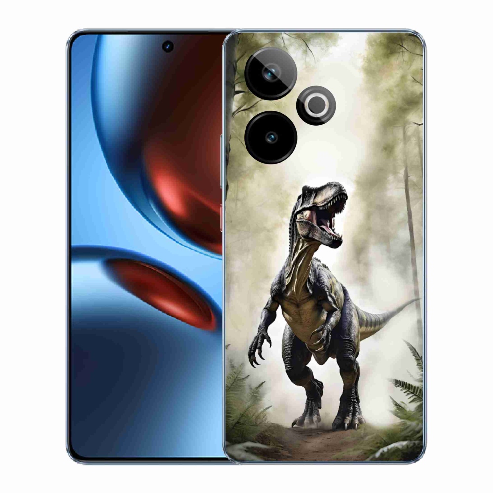 mmCase gél tok a Realme GT7 5G/GT 7T 5G-hez – dühös T-Rex