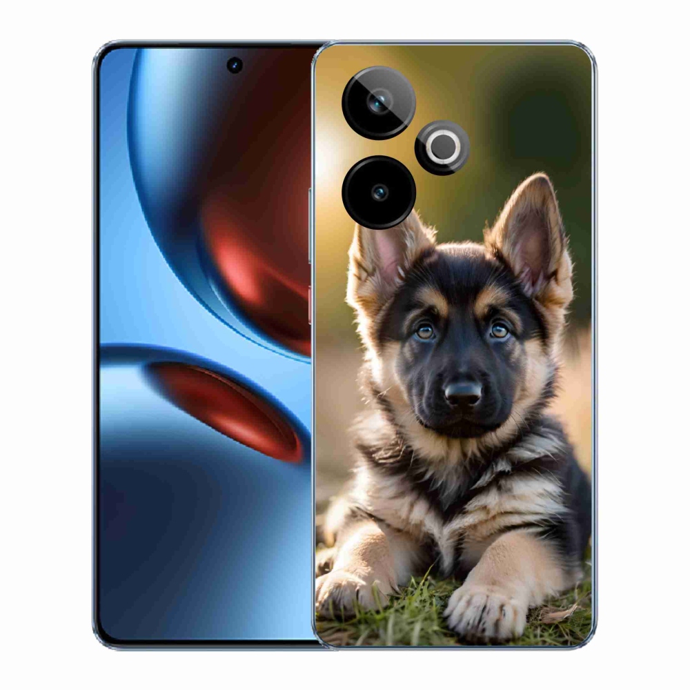 mmCase gél tok a Realme GT7 5G/GT 7T 5G készülékhez – német juhászkutya a természetben