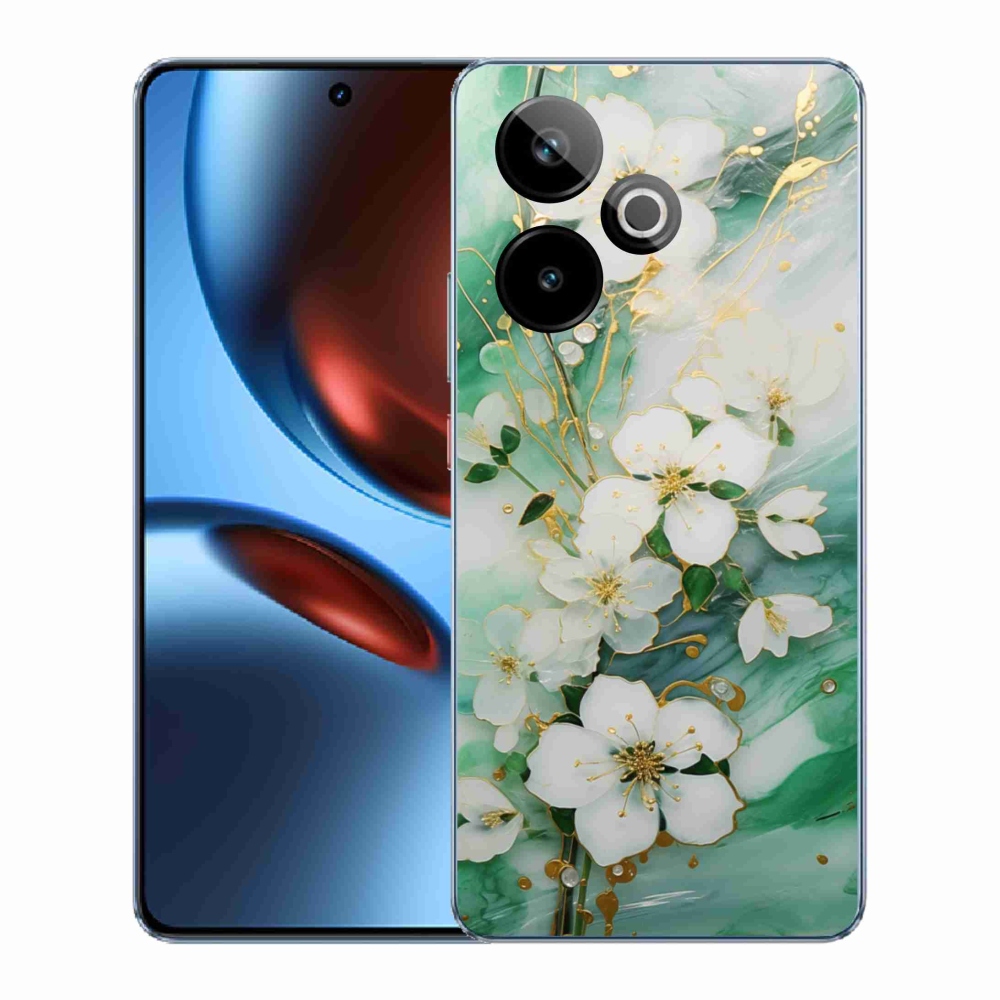 mmCase gél tok a Realme GT7 5G/GT 7T 5G készülékhez – finom virágok