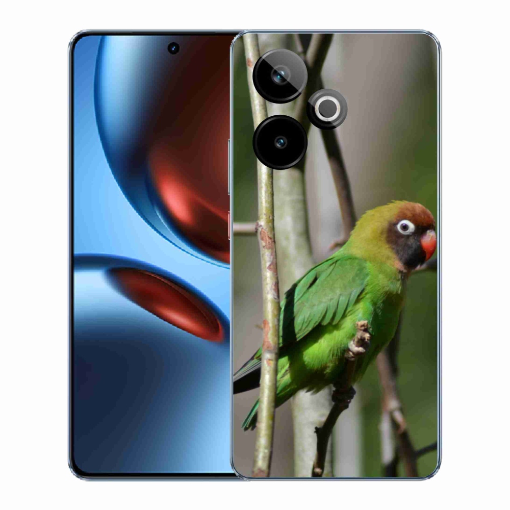 mmCase gél tok a Realme GT7 5G/GT 7T 5G készülékhez – agapornis papagáj