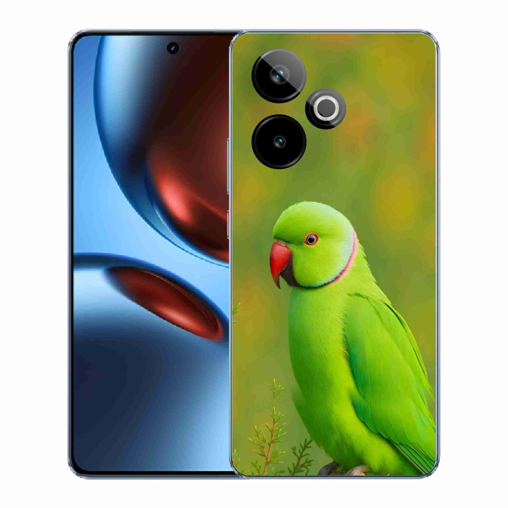 mmCase gél tok a Realme GT7 5G/GT 7T 5G készülékhez – alexandri papagáj 2