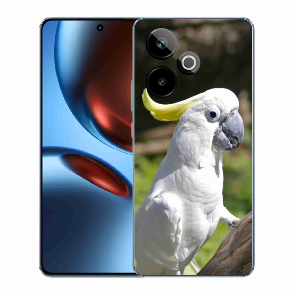 mmCase gél tok a Realme GT7 5G/GT 7T 5G készülékhez – kakadu papagáj 2
