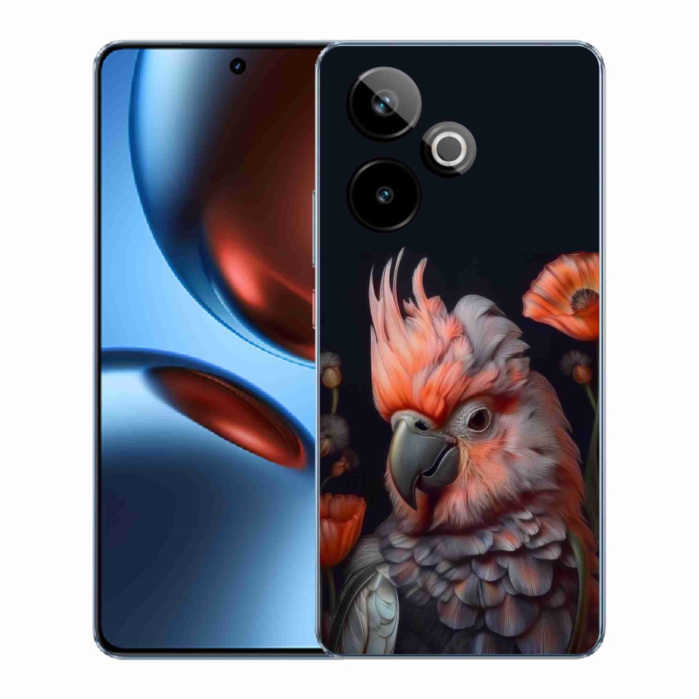 mmCase gél tok a Realme GT7 5G/GT 7T 5G-hez – színes kakadu papagáj