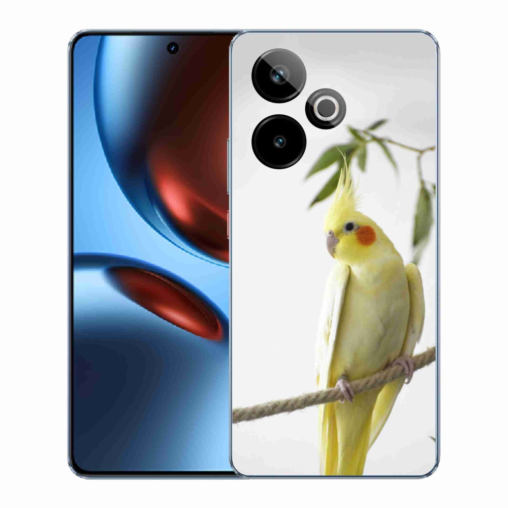 mmCase gél tok a Realme GT7 5G/GT 7T 5G készülékhez – tollas papagáj