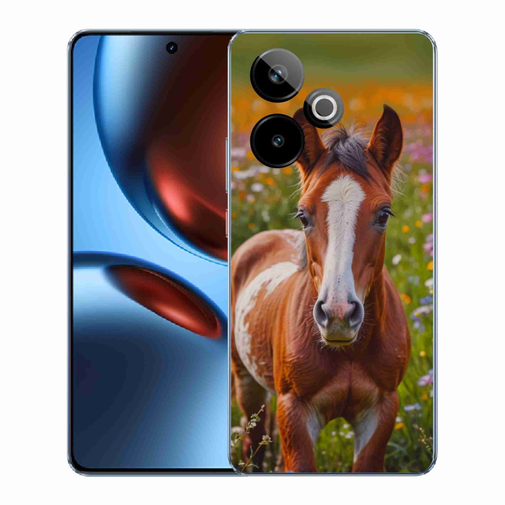 mmCase gél tok a Realme GT7 5G/GT 7T 5G-hez – aranyos csikó
