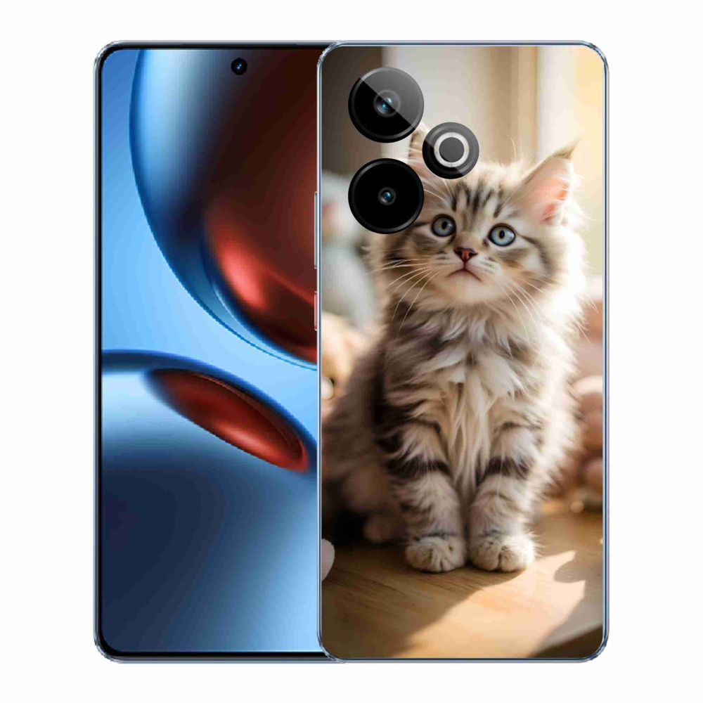 mmCase gél tok a Realme GT7 5G/GT 7T 5G-hez – aranyos cica 10