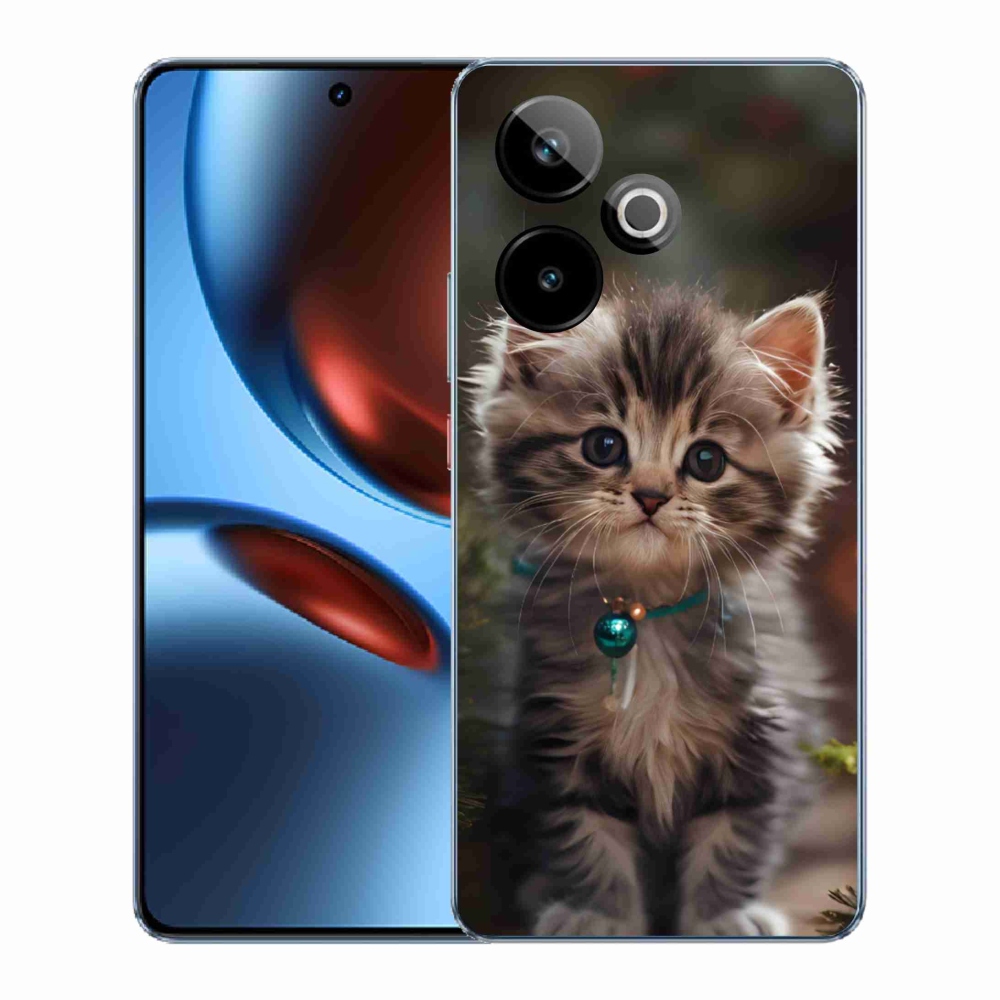 mmCase gél tok a Realme GT7 5G/GT 7T 5G-hez – aranyos cica 11
