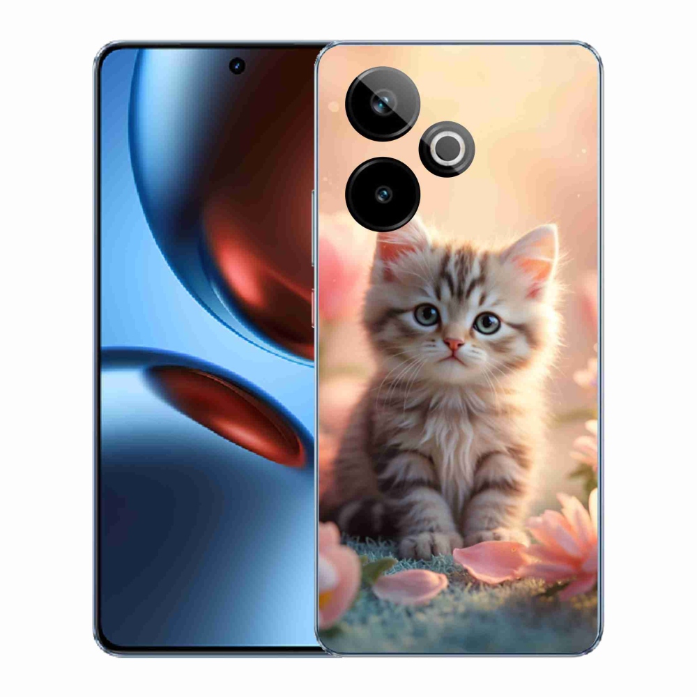 mmCase gél tok a Realme GT7 5G/GT 7T 5G-hez – aranyos cica 8