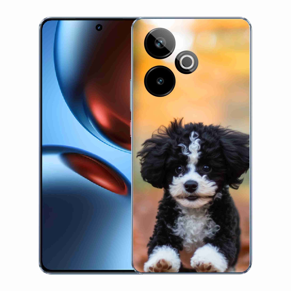 mmCase gél tok a Realme GT7 5G/GT 7T 5G készülékhez – aranyos kiskutya 2
