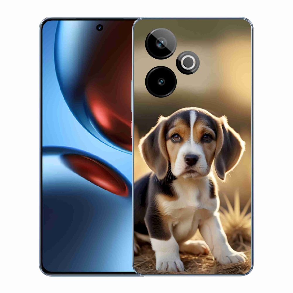 mmCase gél tok a Realme GT7 5G/GT 7T 5G-hez – aranyos beagle