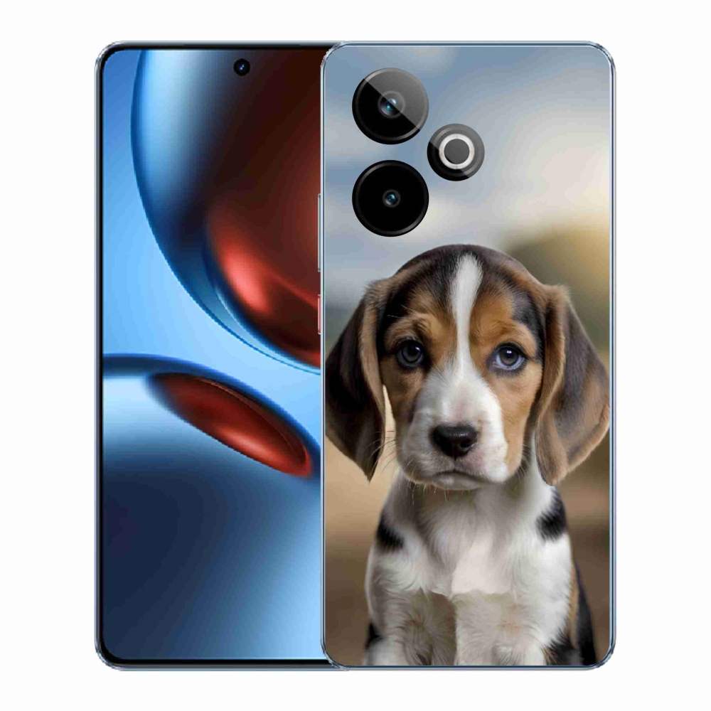 mmCase gél tok a Realme GT7 5G/GT 7T 5G-hez – aranyos beagle