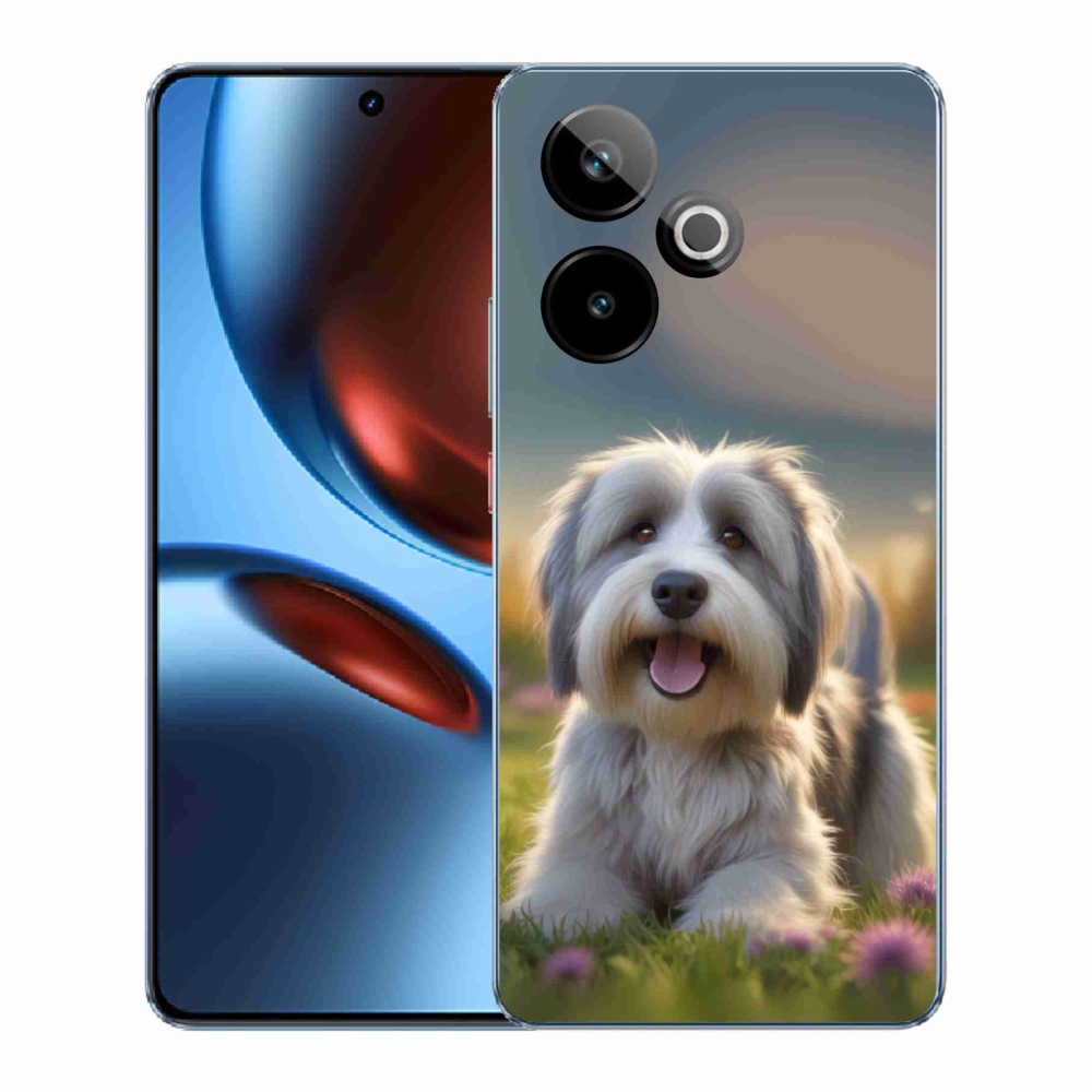 mmCase gél tok a Realme GT7 5G/GT 7T 5G-hez – aranyos havannai kutyus