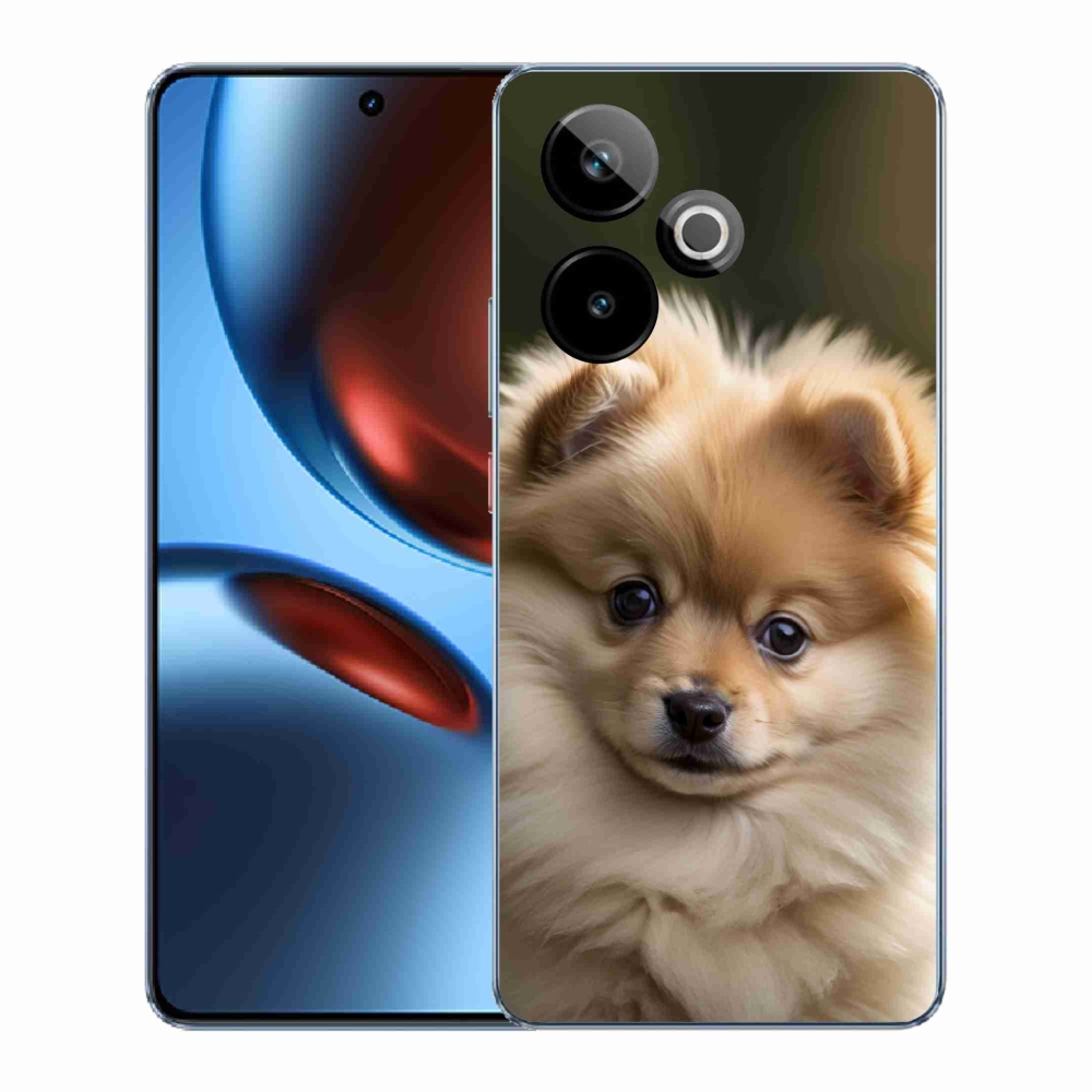 mmCase gél tok a Realme GT7 5G/GT 7T 5G-hez – aranyos pomerániai 2