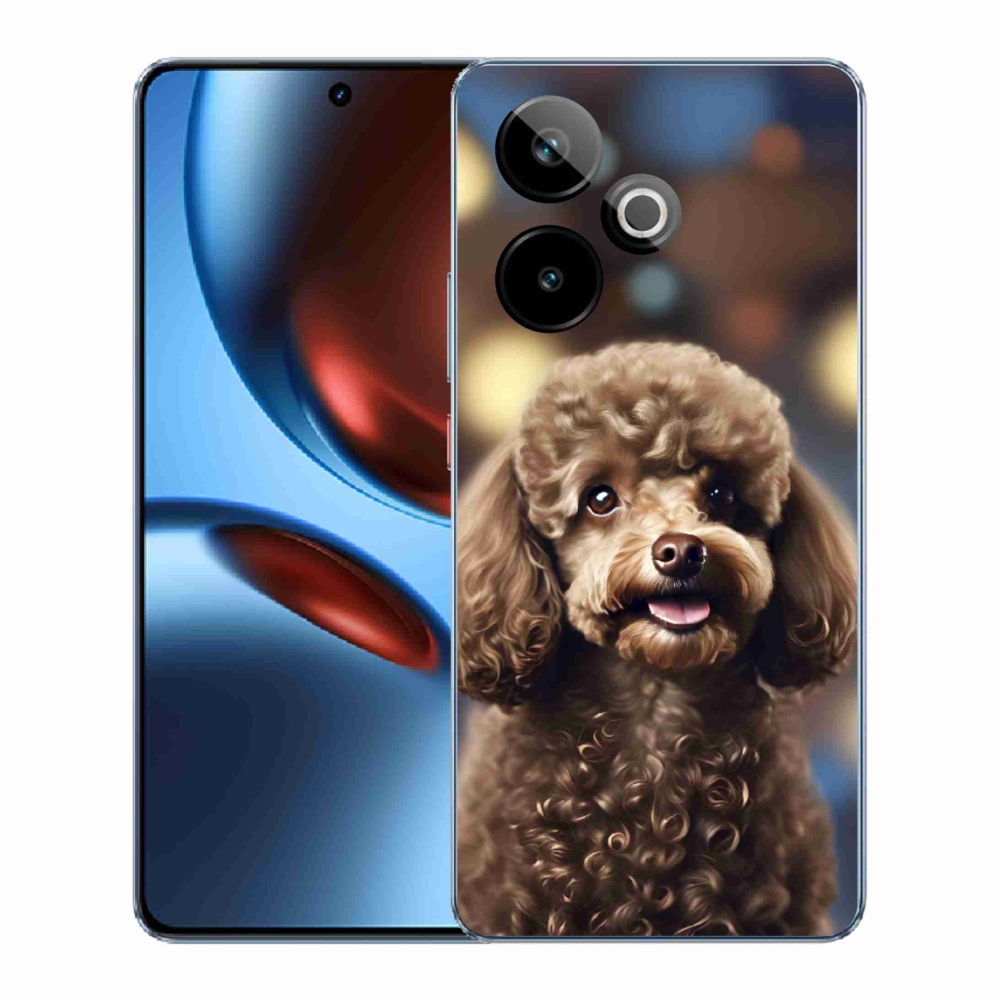 mmCase gél tok a Realme GT7 5G/GT 7T 5G-hez – aranyos pudli