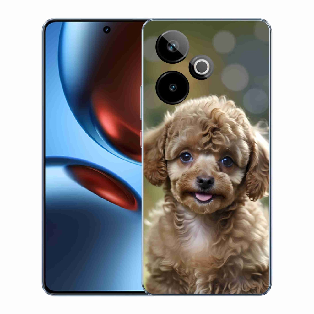mmCase gél tok a Realme GT7 5G/GT 7T 5G-hez – aranyos pudli