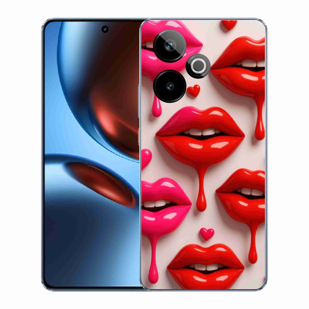 mmCase gél tok a Realme GT7 5G/GT 7T 5G készülékhez – ajkak 2