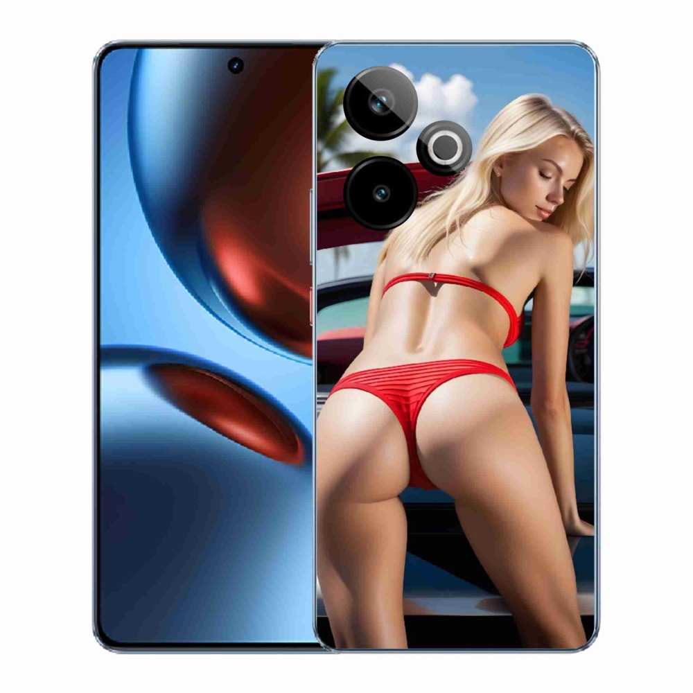 mmCase gél tok a Realme GT7 5G/GT 7T 5G-hez – szexi nő 2