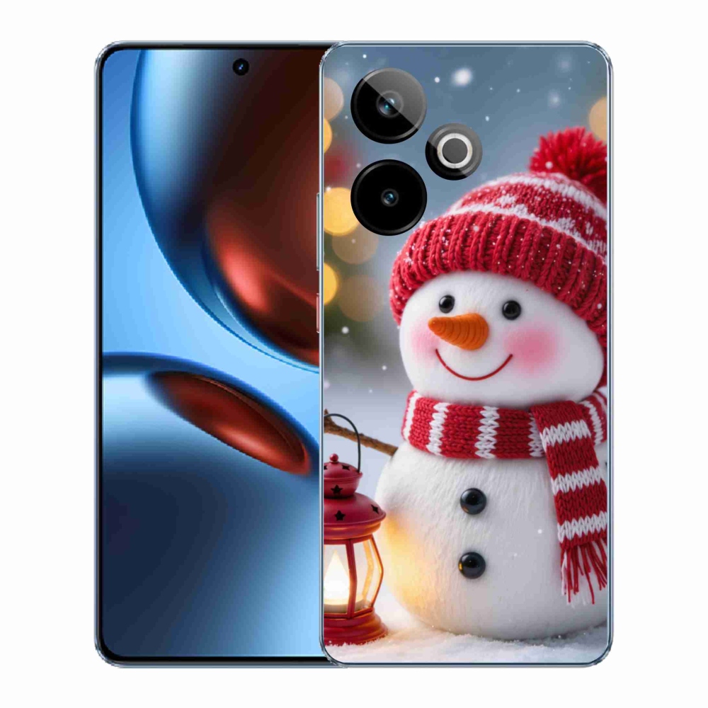 mmCase gél tok a Realme GT7 5G/GT 7T 5G-hez – hóember 2