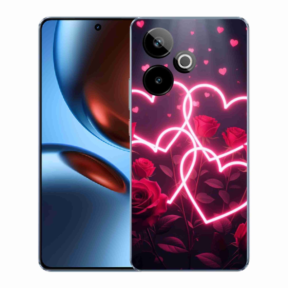 mmCase gél tok a Realme GT7 5G/GT 7T 5G készülékhez – a szerelem szíve