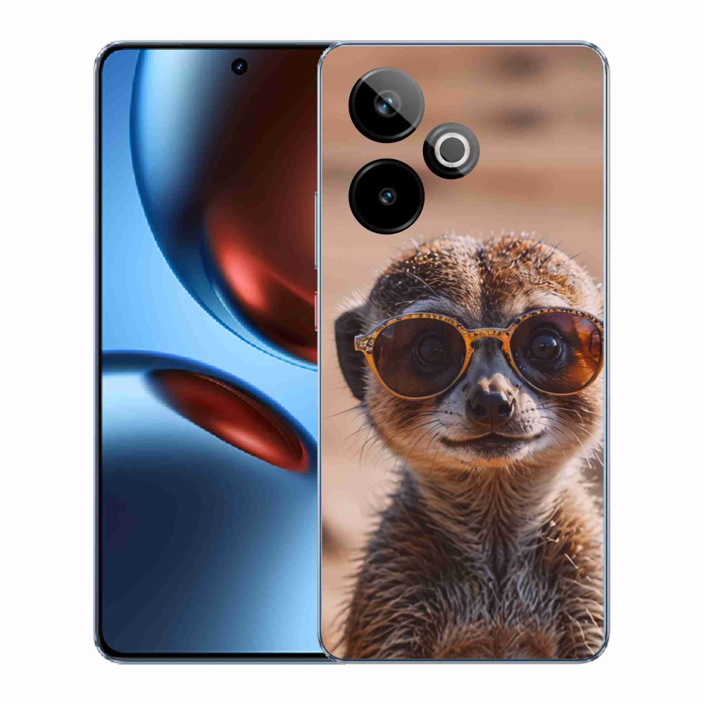 mmCase gél tok a Realme GT7 5G/GT 7T 5G-hez – stílusos szurikáta