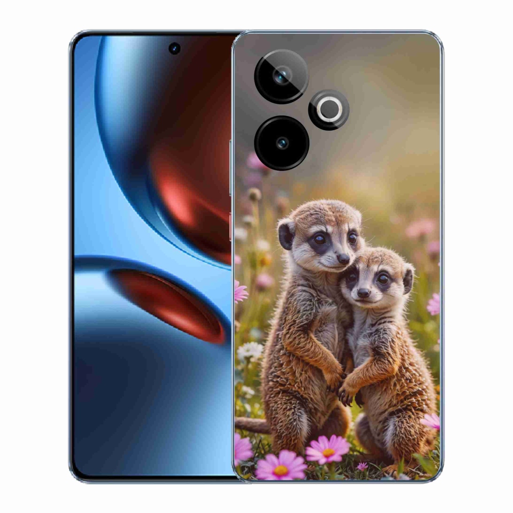 mmCase gél tok a Realme GT7 5G/GT 7T 5G készülékhez – szurikáta-duó