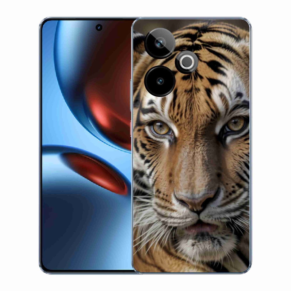mmCase gél tok a Realme GT7 5G/GT 7T 5G készülékekhez – tigrisminta