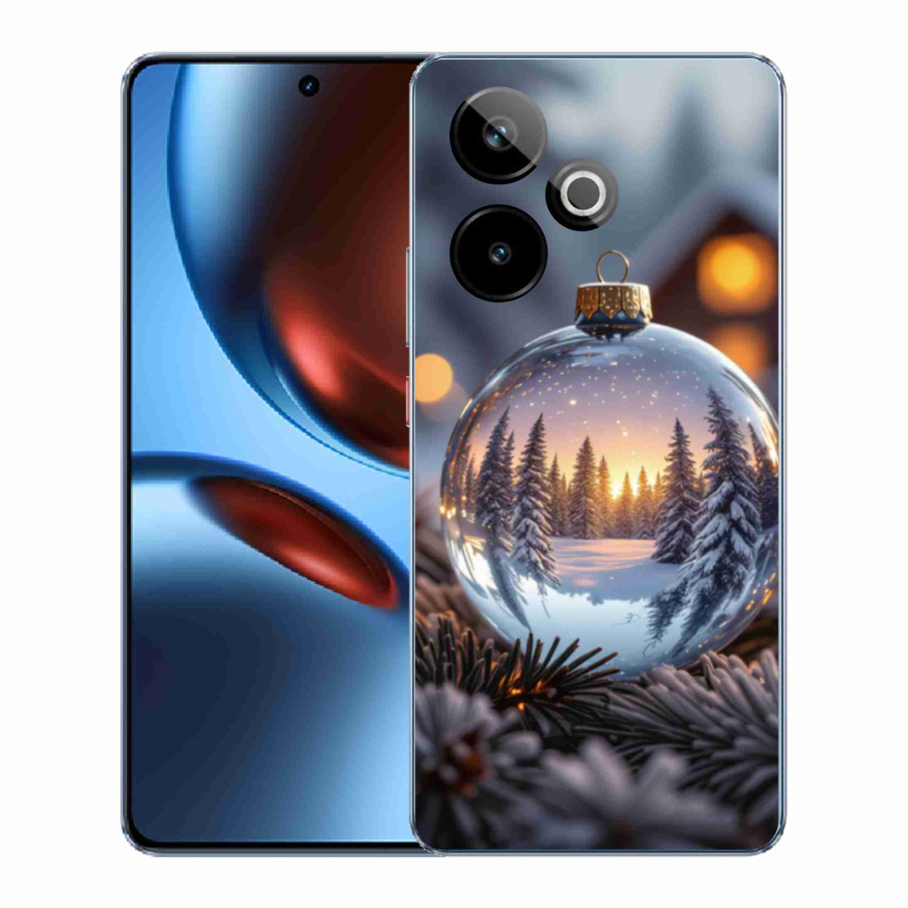 mmCase gél tok a Realme GT7 5G/GT 7T 5G készülékhez – karácsonyi dísz