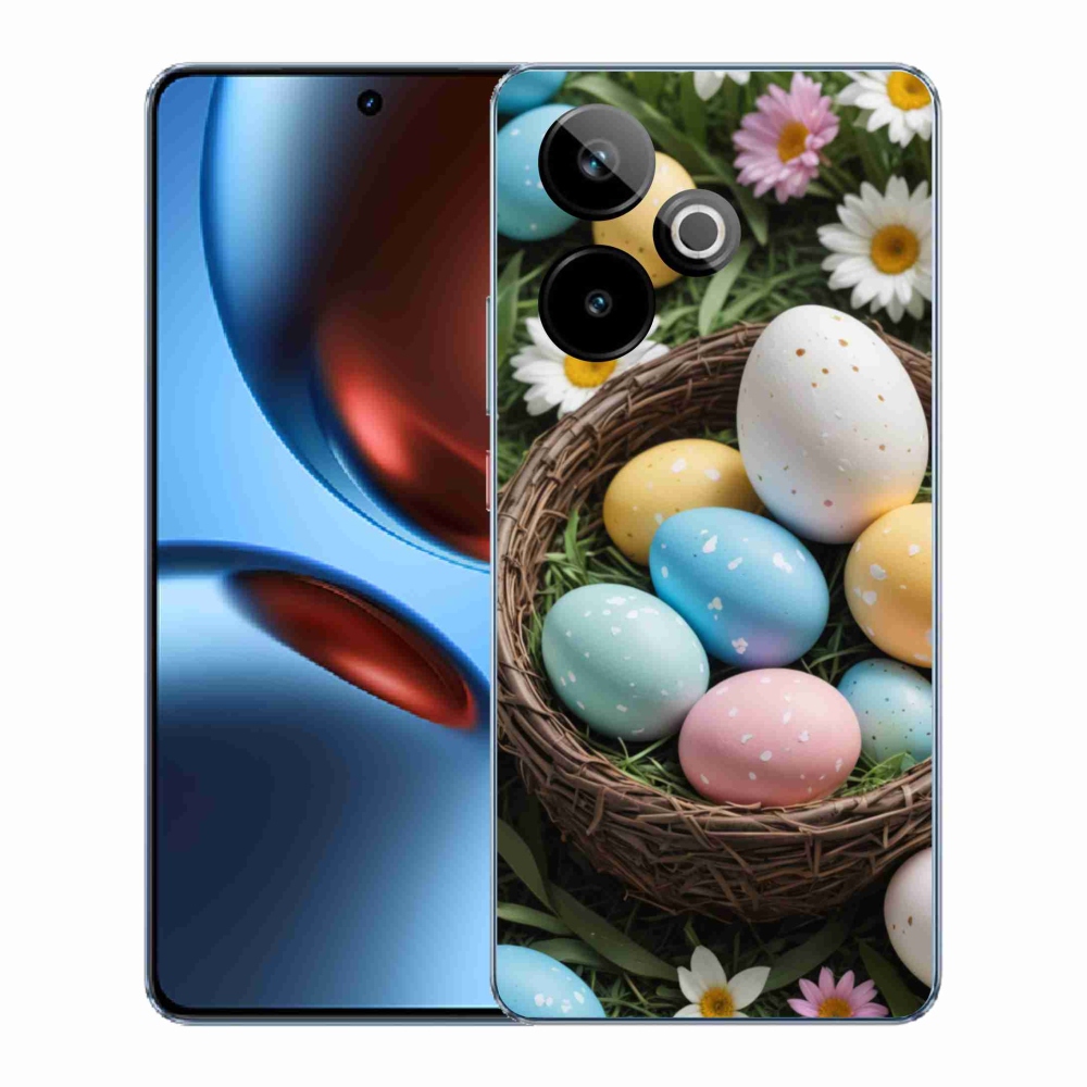 mmCase gél tok a Realme GT7 5G/GT 7T 5G készülékekhez – húsvéti tojások 2