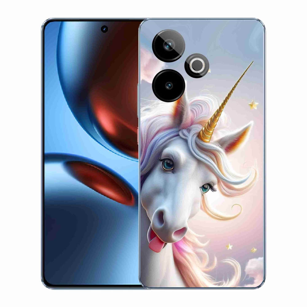 mmCase gél tok a Realme GT7 5G/GT 7T 5G készülékhez – vidám egyszarvú
