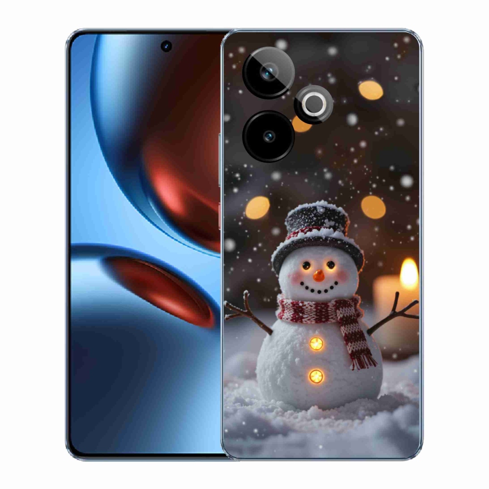 mmCase gél tok a Realme GT7 5G/GT 7T 5G-hez – vidám hóember