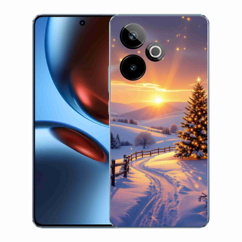 mmCase gél tok a Realme GT7 5G/GT 7T 5G készülékhez – téli táj
