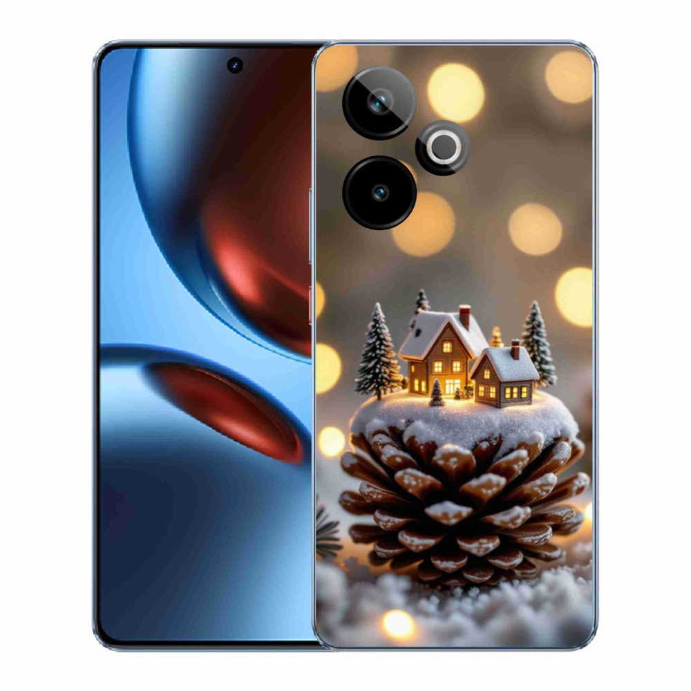 mmCase gél tok a Realme GT7 5G/GT 7T 5G készülékhez – téli falu