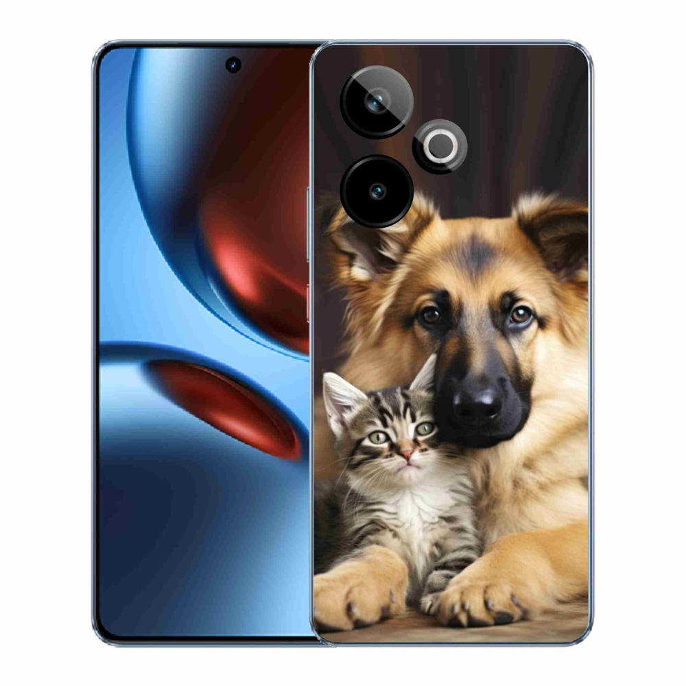 mmCase gél tok a Realme GT7 5G/GT 7T 5G készülékekhez – állati barátság