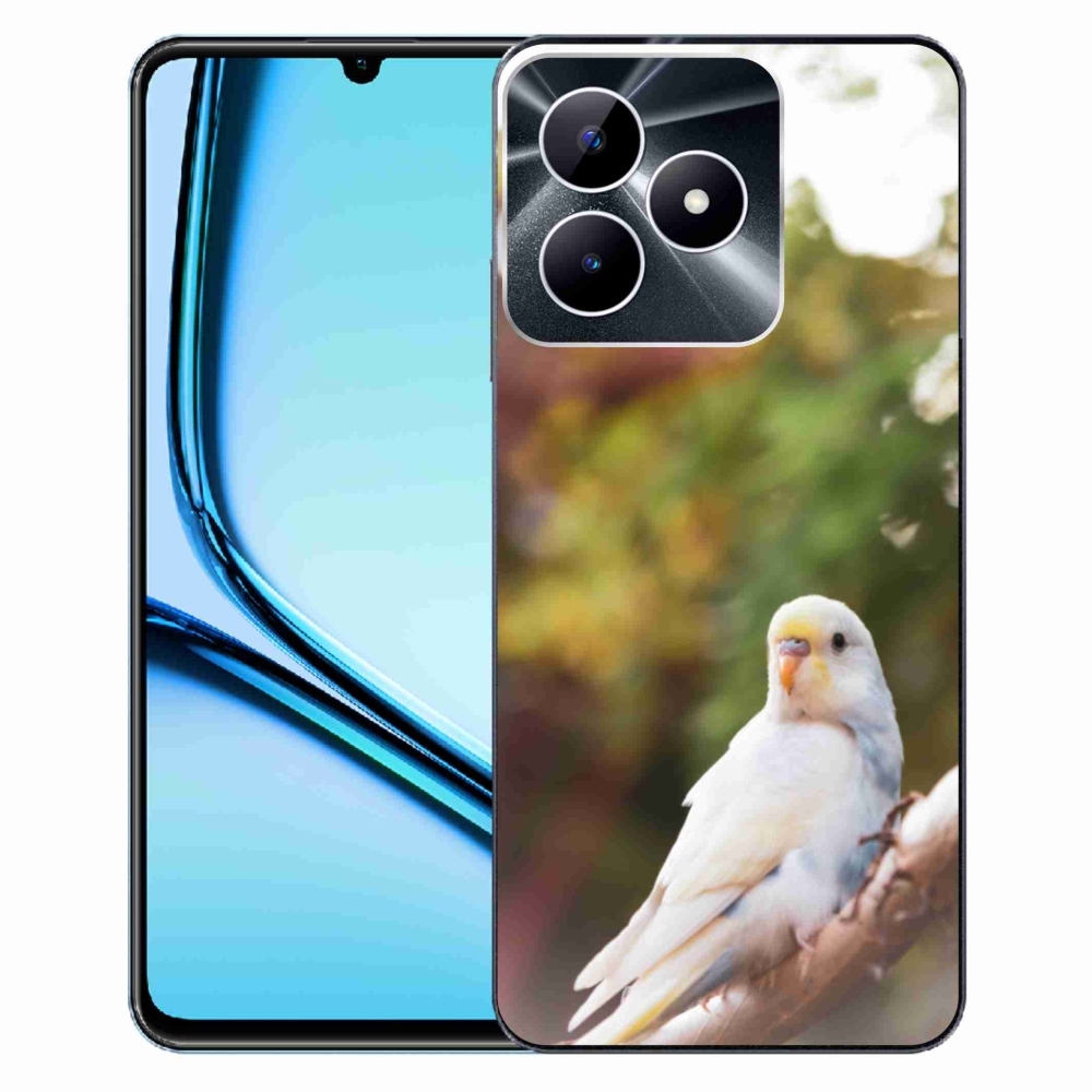 mmCase géltok a Realme Note 50-hez – fehér papagáj