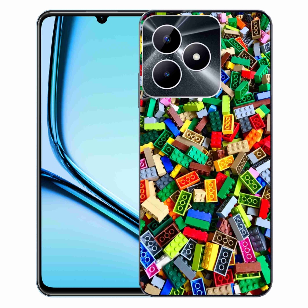 mmCase gélhuzat a Realme Note 50-hez – színes építőelemek