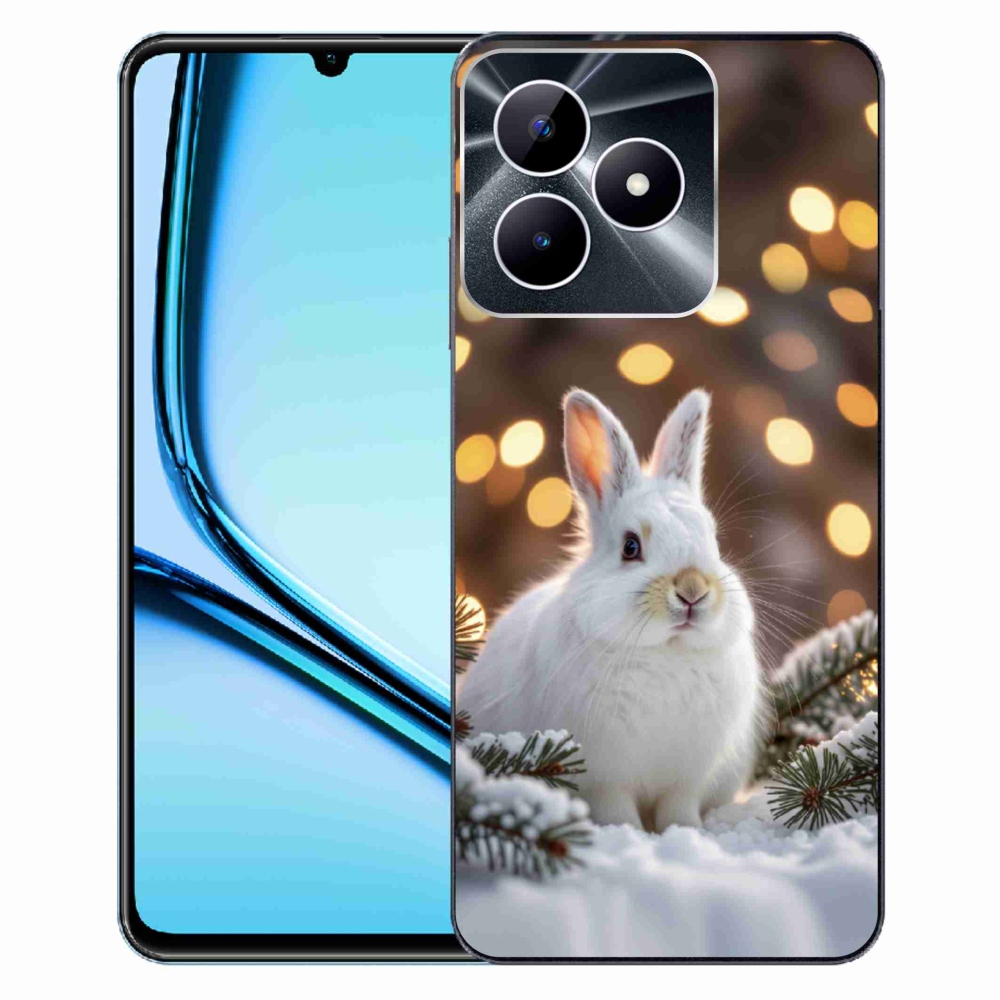 mmCase géltok a Realme Note 50-hez – fehér nyúl