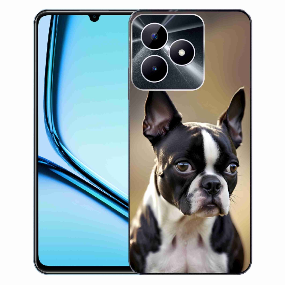 mmCase gél tok a Realme Note 50-hez – bostoni terrier