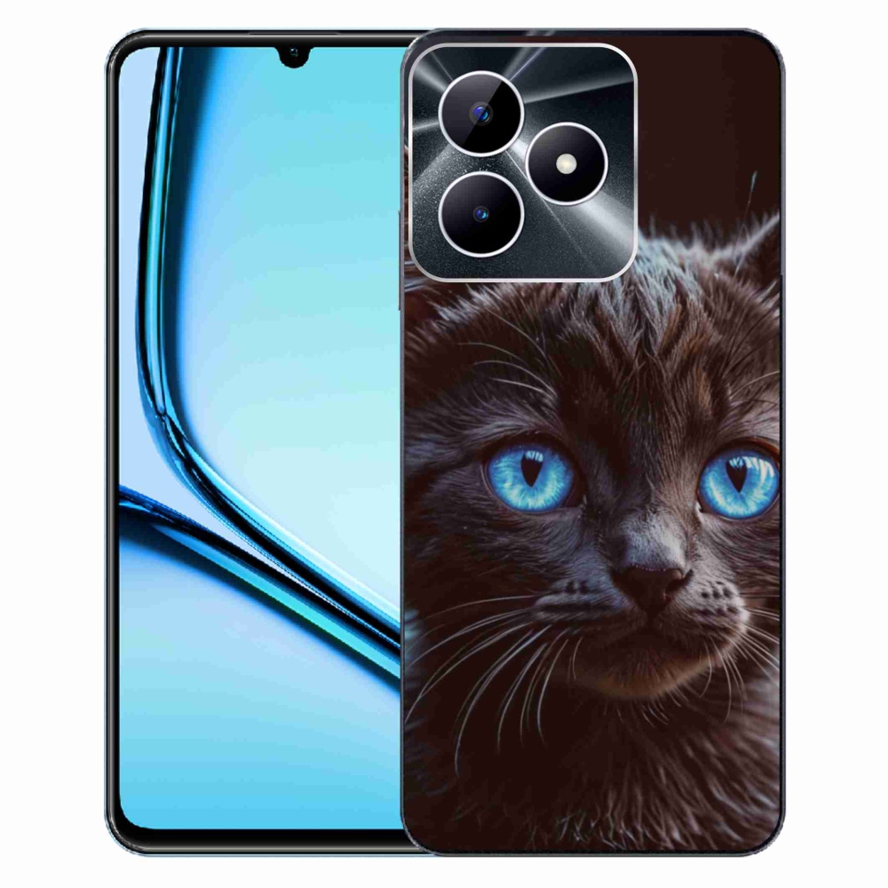 mmCase géltok a Realme Note 50-hez – fekete cica 2