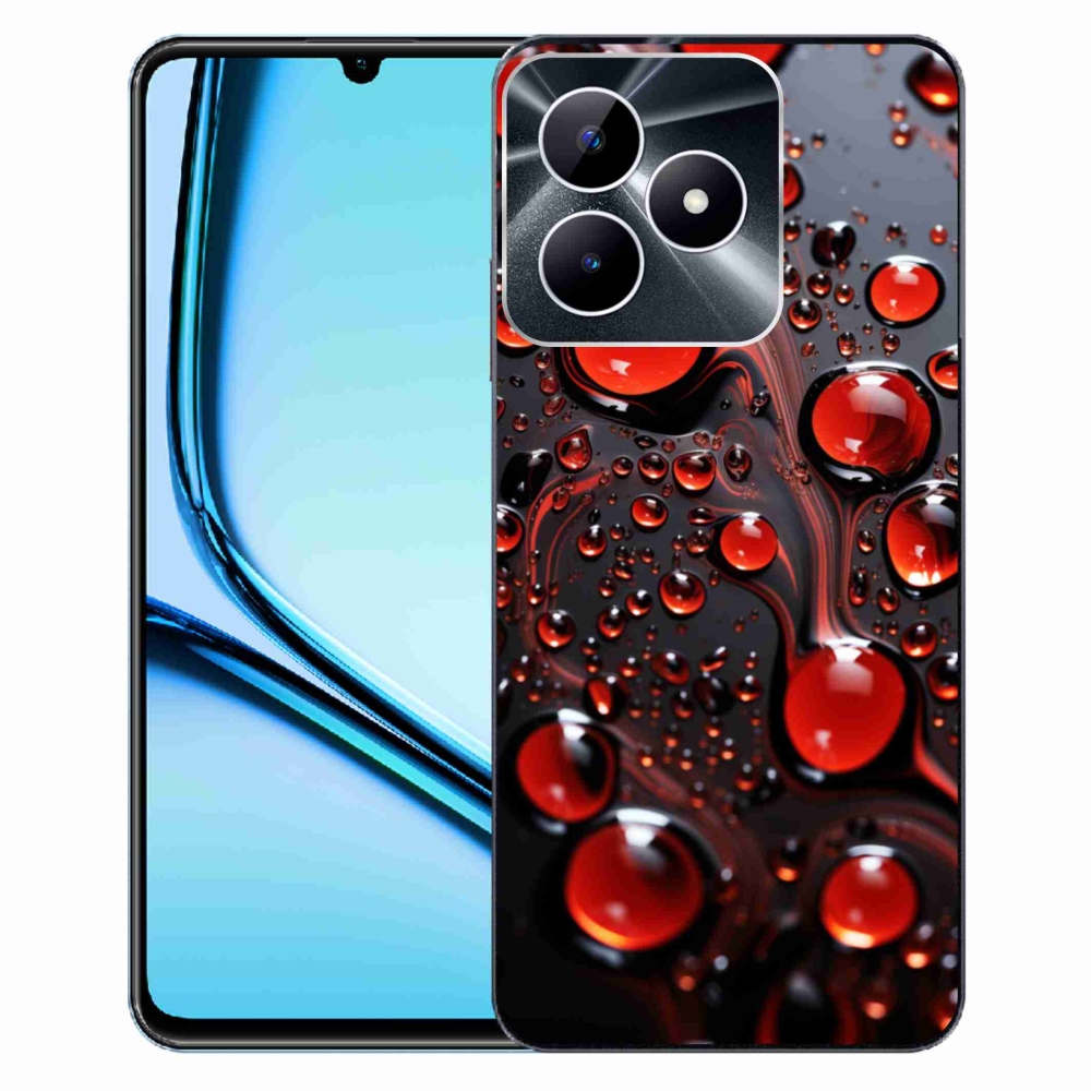 mmCase géltok a Realme Note 50-hez – piros cseppek 2