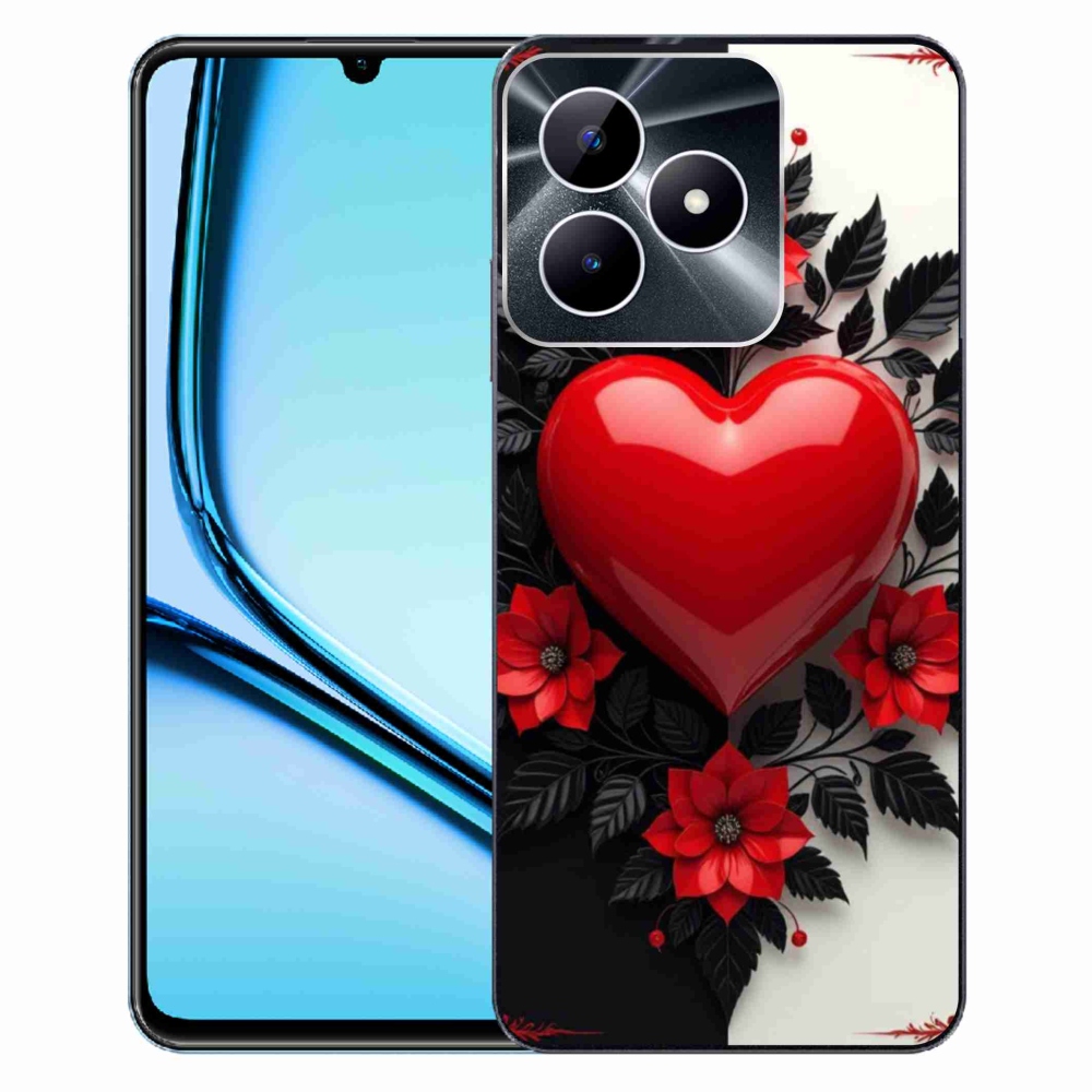 mmCase géltok a Realme Note 50-hez – piros szív