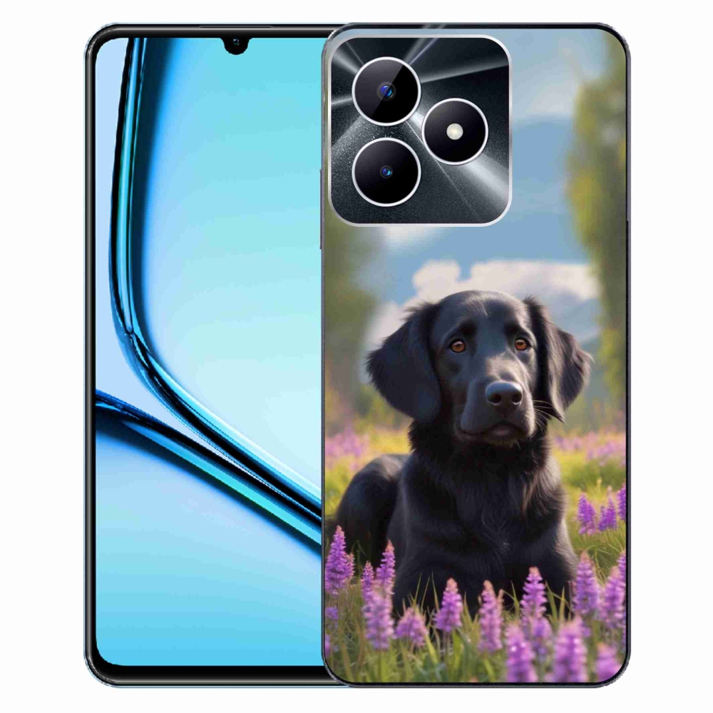 mmCase géltok a Realme Note 50-hez – elegáns fekete retriever