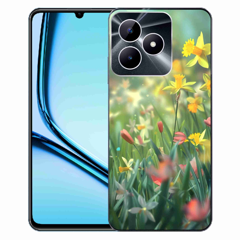 mmCase gél tok a Realme Note 50-hez – tavaszi virágok