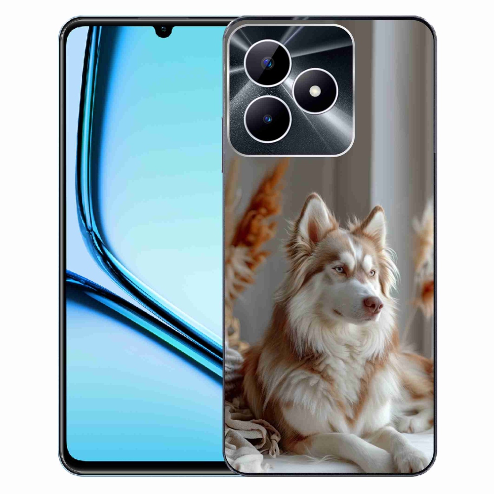 mmCase géltok a Realme Note 50-hez – nyugodt szibériai husky