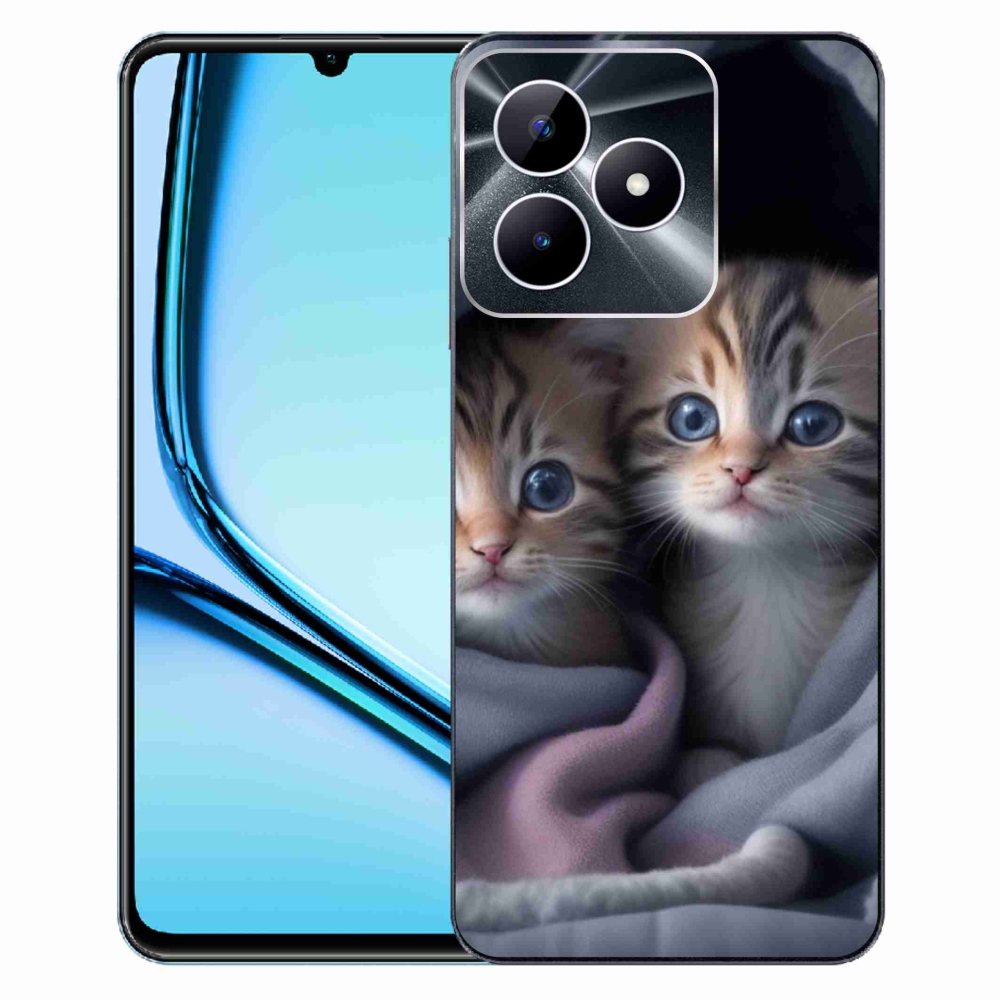 mmCase gélhuzat a Realme Note 50-hez – macska-duó 2
