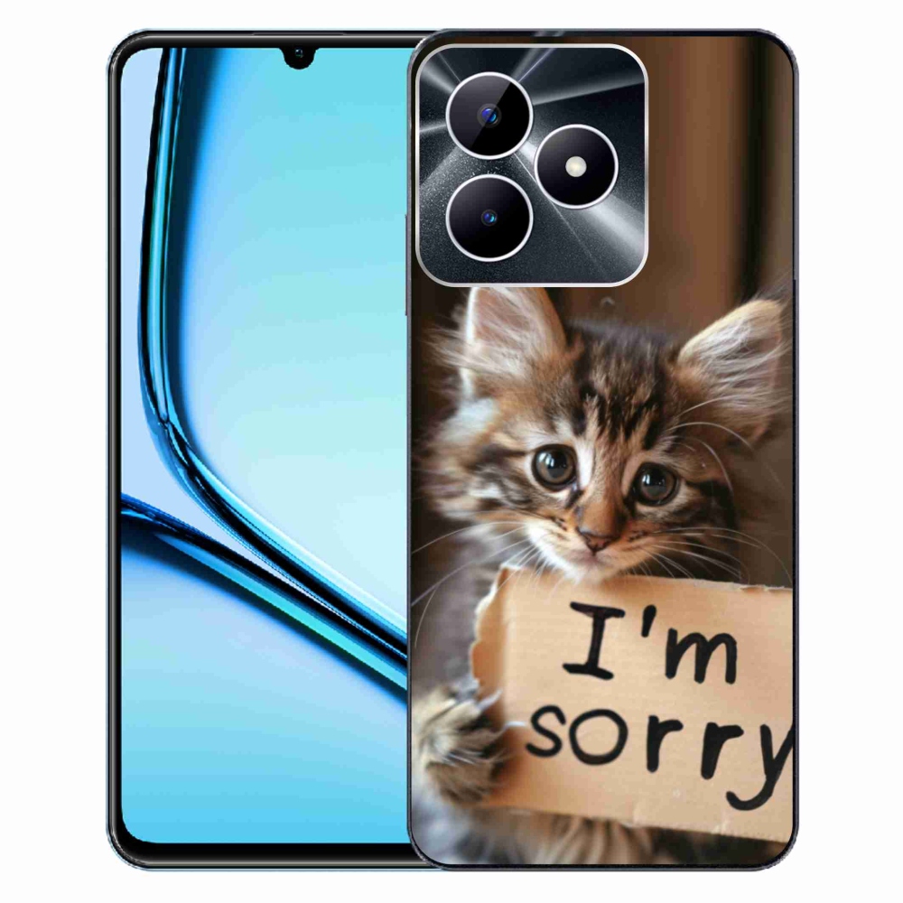 mmCase géltok a Realme Note 50-hez – macskás mintával