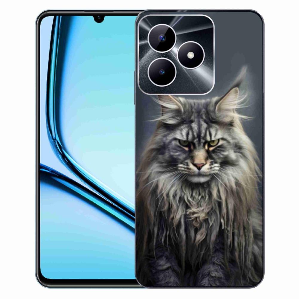 mmCase géltok a Realme Note 50-hez – macskás mintázat 4