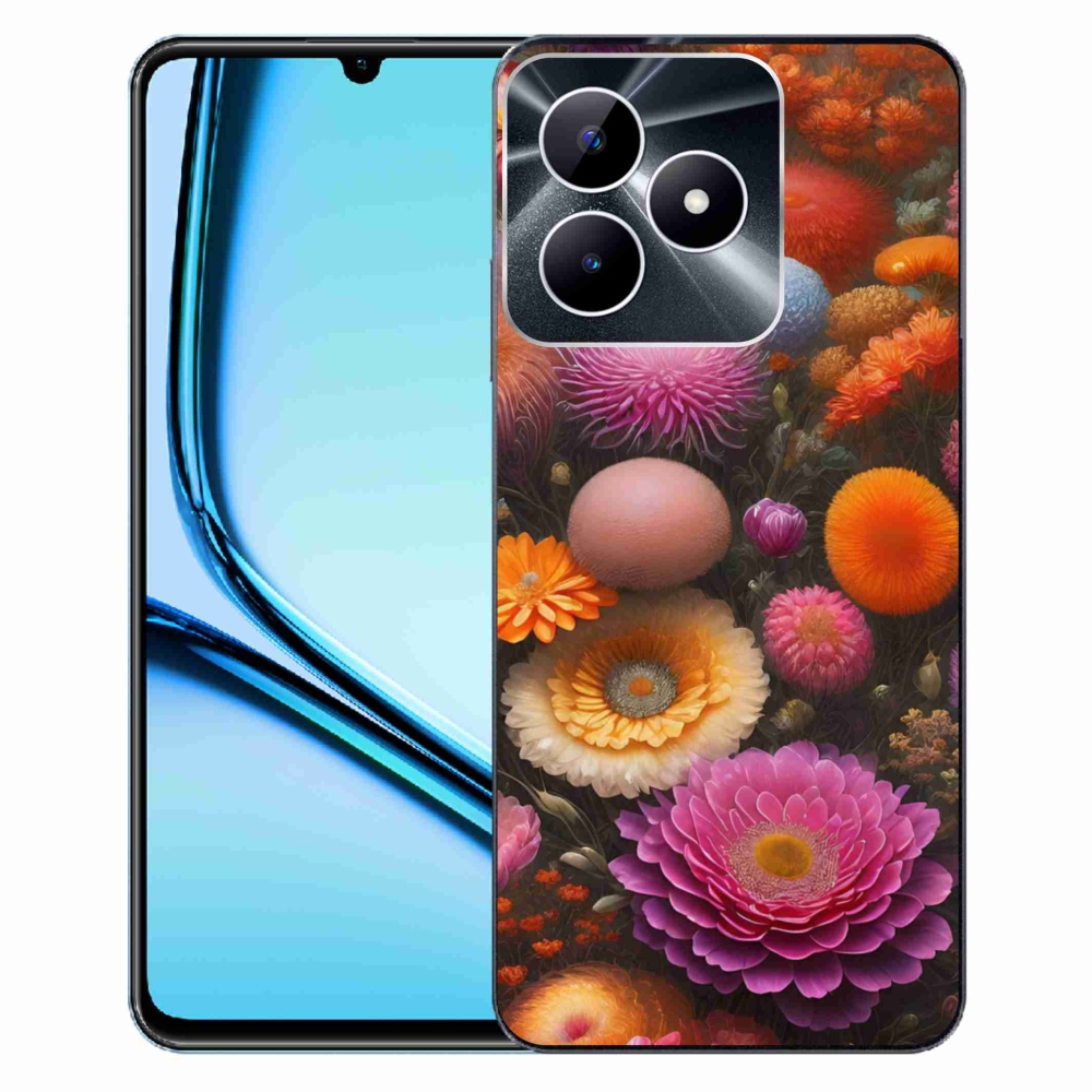 mmCase géltok a Realme Note 50-hez – virágkompozíció